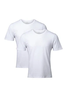DANISH ENDURANCE T-Shirt Crew Herren (2er-Pack) Weiß/Dunkelblau/Grau