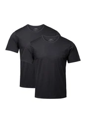 DANISH ENDURANCE T-Shirt Crew Herren (2er-Pack) Grau/Dunkelgrau/Schwarz/Dunkelblau