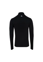 DANISH ENDURANCE Langarmshirt Half Zip Herren Sport Funktionsshirt Schwarz/Blau