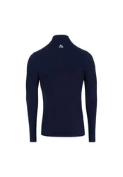 DANISH ENDURANCE Langarmshirt Half Zip Herren Sport Funktionsshirt Dunkelblau/Blau/Hellblau