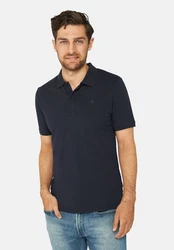 DANISH ENDURANCE Poloshirt Classic Fit Herren 2er-Pack Dunkelblau/Blau