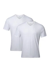 DANISH ENDURANCE T-Shirt V Herren Weiß/Grau/Dunkelblau