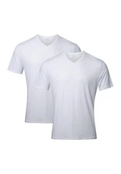 DANISH ENDURANCE T-Shirt V Herren Weiß/Grau/Dunkelblau