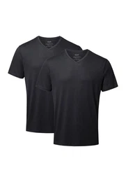 T-Shirt V Herren (2er-Pack) aus Modal & Baumwolle, leicht & atmungsaktiv