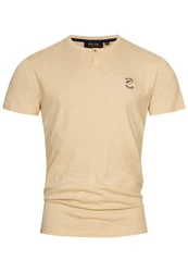 Indicode T-Shirt INAnsel Khaki/Beige