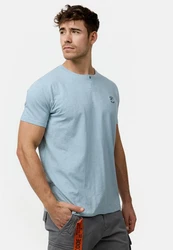 Indicode T-Shirt INAnsel Hellblau/Blau