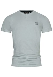 Indicode T-Shirt INAnsel Hellblau/Blau