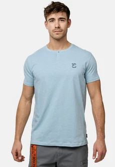 Indicode T-Shirt INAnsel Hellblau/Blau