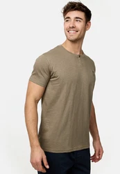 Indicode T-Shirt INAnsel Khaki/Dunkelgrün/Braun