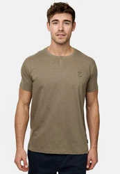 Indicode T-Shirt INAnsel Khaki/Dunkelgrün/Braun