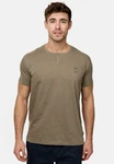 Indicode T-Shirt INAnsel Khaki/Dunkelgrün/Braun