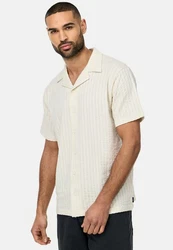 Indicode Langarmhemd INCrepe Beige/Rot/Weiß/Gelb/Creme