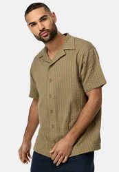 Indicode Langarmhemd INCrepe Beige/Khaki/Dunkelgrün/Braun