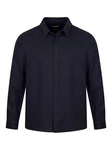 riverso Langarmhemd Hemd Herren RIVFabio Regular Fit Dunkelblau/Blau/Hellblau/Grau