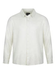 riverso Langarmhemd Hemd Herren RIVFabio Regular Fit Weiß/Creme