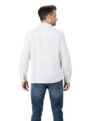 riverso Langarmhemd Hemd Herren RIVFabio Regular Fit Weiß/Creme