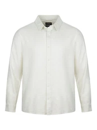 Langarmhemd Herren Leinen Hemd RIVFabio Regular Fit (1-tlg)