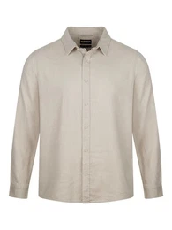 Langarmhemd Herren Leinen Hemd RIVFabio Regular Fit (1-tlg)