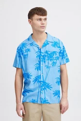 !Solid Kurzarmhemd SDIvalde Shirt Blau