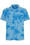 !Solid Kurzarmhemd SDIvalde Shirt Blau
