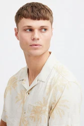 !Solid Kurzarmhemd SDIvalde Shirt Beige/Khaki/Blau/Gelb/Orange