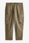 Next Cargohose Regular Fit Cargohose Khaki/Dunkelgrün