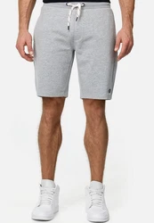 Indicode Sweatshorts INRobbie Grau/Hellgrau
