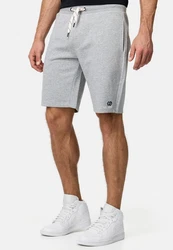 Indicode Sweatshorts INRobbie Grau/Hellgrau