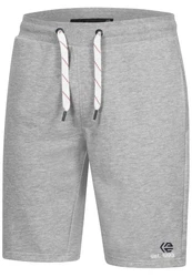 Indicode Sweatshorts INRobbie Grau/Hellgrau