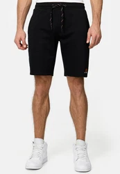 Indicode Sweatshorts INRobbie Schwarz/Orange