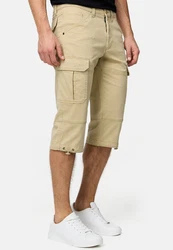 Indicode Cargoshorts INStevie Khaki/Beige