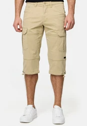 Indicode Cargoshorts INStevie Khaki/Beige