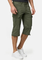 Indicode Cargoshorts INStevie Dunkelgrün/Grün