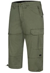 Indicode Cargoshorts INStevie Dunkelgrün/Grün