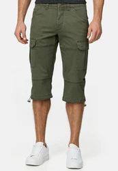 Indicode Cargoshorts INStevie Dunkelgrün/Grün