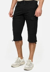 Indicode Cargoshorts INStevie Schwarz/Dunkelblau