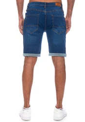 Smith & Solo Shorts 5-Pocket Style Hellblau/Blau/Dunkelblau
