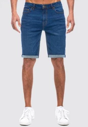 Smith & Solo Shorts 5-Pocket Style Hellblau/Blau/Dunkelblau