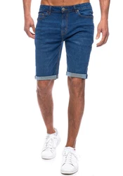 Smith & Solo Shorts 5-Pocket Style Hellblau/Blau/Dunkelblau
