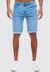Smith & Solo Shorts 5-Pocket Style Hellblau