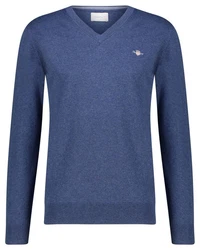 Gant Strickpullover CLASSIC COTTON V-NECK navy/rot/wei