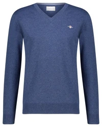 Gant Strickpullover CLASSIC COTTON V-NECK navy/rot/wei