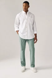 Next Chinohose Slim Fit Chinoshose (1) Türkis/Grün/Hellgrün/Hellblau