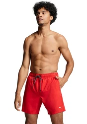 PUMA Badeshorts SWIM MEN MEDIUM LENGTH Rot