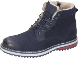 Manitu Stiefel Winterstiefel Dunkelblau/Blau
