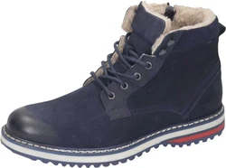 Manitu Stiefel Winterstiefel Dunkelblau/Blau