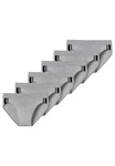 Schiesser Slip 95/5 Stretch Organic Cotton Spar-Set Rio Slip Grau/Hellgrau