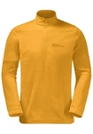 Jack Wolfskin Stehkragenpullover TAUNUS HZ Gelb/Braun