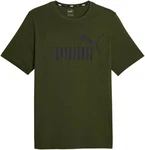 PUMA T-Shirt ESS LOGO TEE Dunkelgrün/Grün