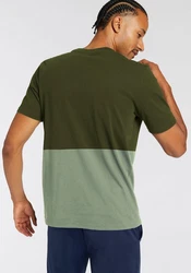 PUMA T-Shirt POWER COLORBLOCK TEE Dunkelgrün/Grün